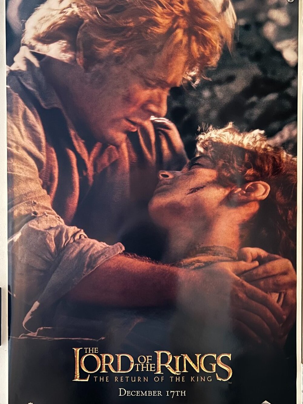 LORD OF THE RINGS: RETURN OF THE KING (2003) - ORIGINAL DS ADVANCE MOVIE POSTER